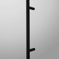 Modern Black Sliding Door Pull - Karcher Design ES3 83 - Barn Door Hardware