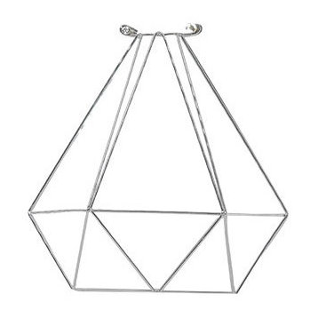 Chrome Diamond Cage, Pendant Light Add On