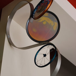 Tour de Verre - Mixed Media Art