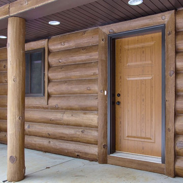 Concrete Log Siding Homes