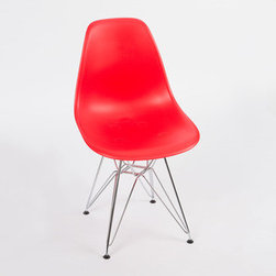 Eiffel Slope Chair in Red - Dining Chairs