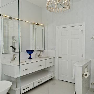 Undeniably a Spa Feeling in a Stunning Master Bathroom Remodel in Haymarket VA