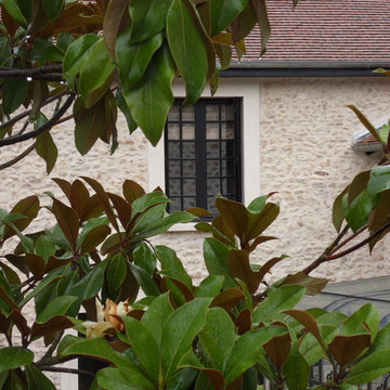 grande maison familiale à deux facettes
