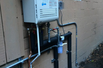 New tankless water heater install and relocation