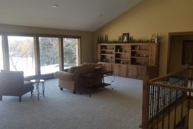 Example of a living room design in Minneapolis