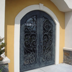 Forge Iron Designs Wrought Iron Doors - Front Doors