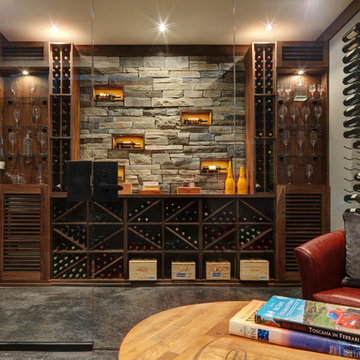 Custom Wine Cellar in White Rock, BC