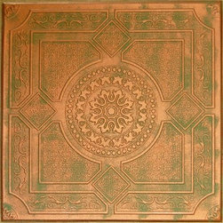 R 30 Styrofoam Ceiling Tile 20x20 - Copper Patina - Ceiling Tile