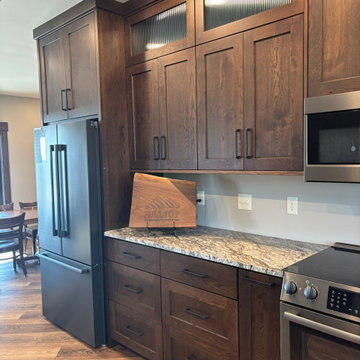 Rustic White Oak Kitchen Cabinetry