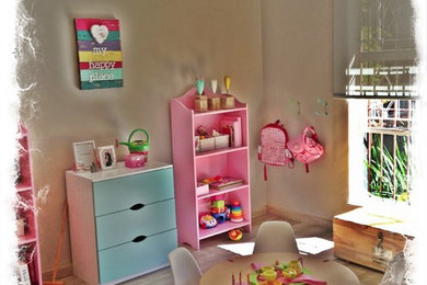 Trendy kids' room photo in Other