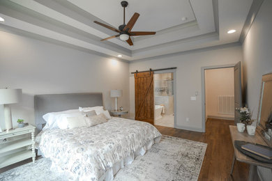 Transitional bedroom photo in Other