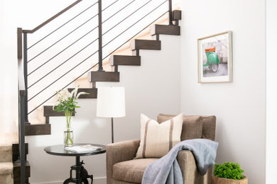 Staircase - transitional staircase idea in Orange County