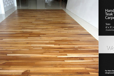 Teak Wood Foldable Floor Carpets