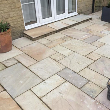 New Resin-bound Driveway and Indian Sandstone Patio, Kirtlington, Oxfordshire