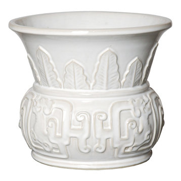 Beaker Vase, White