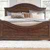 American Woodcrafters Stonebrook Panel Bed, Tobacco, King
