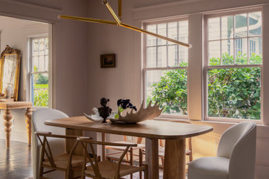 Transitional dining room photo in Tampa