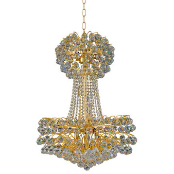 Artistry Lighting Sirius Collection Crystal Chandelier 26x36, Gold
