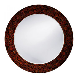 www.essentialsinside.com: margo round framed wall mirror - Wall Mirrors