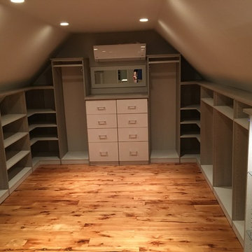 Attic Turned Walk-In