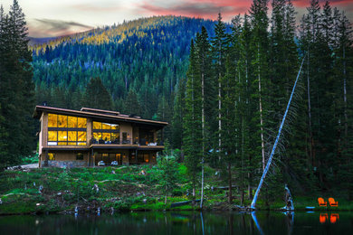 Mountain style exterior home photo in Denver