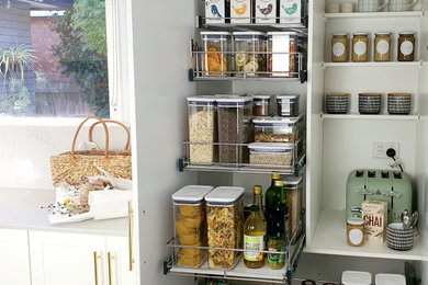 TANSEL Pull Out Pantry split with nook