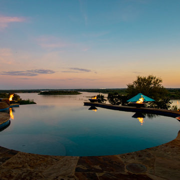 Corinth Lakeview Double Pool with Spa