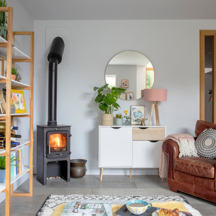 75 Beautiful Living Room with a Wood Burning Stove Ideas and Designs ...