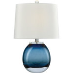 Elk Home - Playa Linda Table Lamp, Blue - Playa Linda Table Lamp - Blue