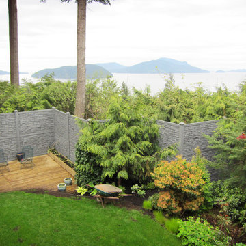 SimTek EcoStone simulated stone fencing - secured boundary fencing