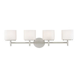 Hudson Valley - Hudson Valley Trinity Four Light Bath Bracket 8904-SN - Bathroom Vanity Lighting