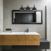 Bellevue GBF85105 3 Light 24"W Bathroom Vanity Light Set - Matte Black
