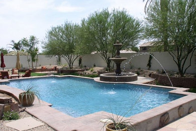 Pool - contemporary pool idea in Phoenix