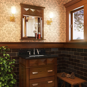 Updated Craftsman Bathroom