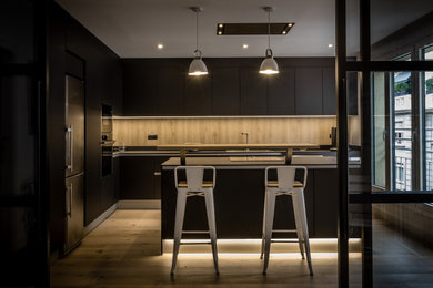 Cocina Dark. Proyecto en Sant Gervasi-Galvany, Barcelona.c