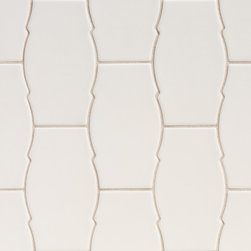 Robert A. M. Stern Collection Ovolo Snow 3" x 6" - Mosaic Tile