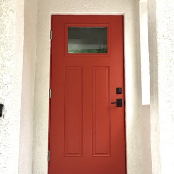 Front Door Historic Mediterranean Bungalow Remodel Project, Sarasota, Florida