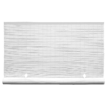 1/4" PVC Cord Free Roll-Up, White, 36x72