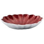 Julia Knight - Peony 8" Oval Bowl, Pomegranate - Fill your home with beauty. Just like the Peony, Julia Knight��_s serveware pieces are beautiful, but never high maintenance! Knight��_s romantic Peony Collection is known for its signature scalloped edges that embody the fullness, lushness and rounded bloom of nature��_s ��_Queen of Flowers��_. The Peony has been cherished for centuries and is known worldwide for symbolizing prosperity, honor, good fortune & a happy marriage! Handcrafted and painted by artisans, this 8��_ Oval Bowl is a great piece for sides, salads, chips & crackers! Mix and match all of the remarkable colors in the Peony Collection or pair with pieces from Julia Knight��_s Floral, Classic or By the Sea Collections!