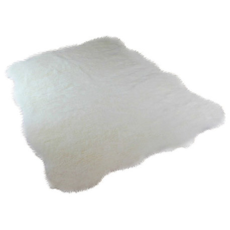 Thick Random Shape Sheepskin, 5'x8'