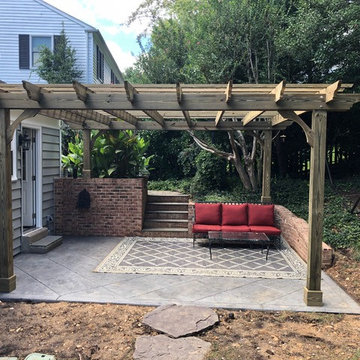 Premium Pergola Kit Completes this Virginia Backyard