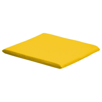 Poly Bistro Chair Seat Cushion, Yellow