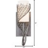 Varaluz 240K01 Flow 13" Tall Wall Sconce - Hammered Ore
