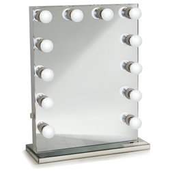 Contemporary Makeup Mirrors by Krugg Reflections