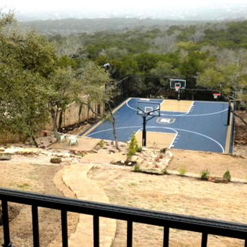 Backyard Home Basketball Court for all Sports