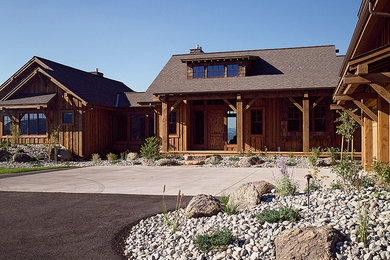 Example of a mountain style exterior home design in Other
