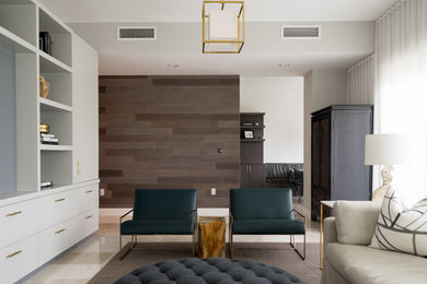 Inspiration for a modern home design remodel in Miami
