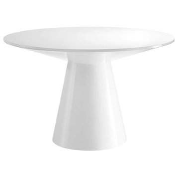 Provision 47" Round Dining Table, White