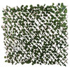 Expandable Faux Ivy  Leaves Privacy Fence,  72"W x 60"H, Set of 2