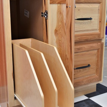 Wanatah, IN. Haas Signature Collection. Natural Rustic Hickory Kitchen